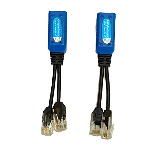 FP-TECH SDOPPIATORE LAN Poe CONNETTORE ETHERNET Splitter RJ45 per TELECAMERE di Rete