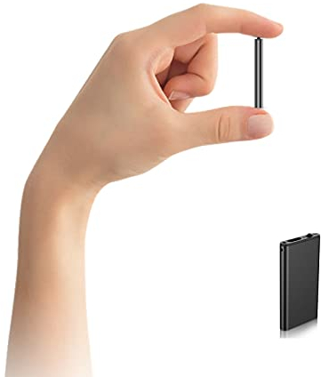 Seulement 0,5 cm d'épaisseur, mini enregistreur à activation vocale, enregistreur audio numérique, petit appareil d'écoute, micro dictaphone, STTWUNAKE