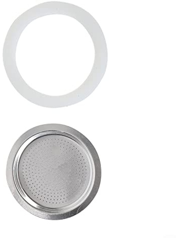 Dichtungsringe für Espressokocher,Ersatz Dichtung Dichtung,Dichtungsring Kaffeebecher,Siebeinsatz und Dichtungsringe für Kaffeekannen(3 Becher Ø 61mm)