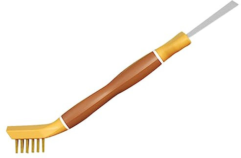 OHPHCALL Cepillo para Fregar Estufas Raspador Inoxidable Limpiador De Grietas Baño