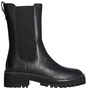 Liu Jo Scarpe Liu Jo da Donna, Modello Stivali Anfibi Pink 221 - Ankle SF3079PX241, Realizzate in Pelle Sintetica. Nero