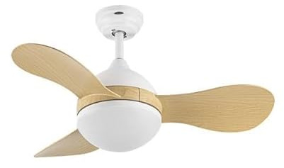 FABRILAMP Ventilador Dc Solido 24w Blanco 3aspas Haya 91d