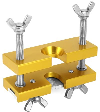 QWORK Trumpet Mouthpiece Remover Puller Tool for Brass-Wind Instrument, Gold