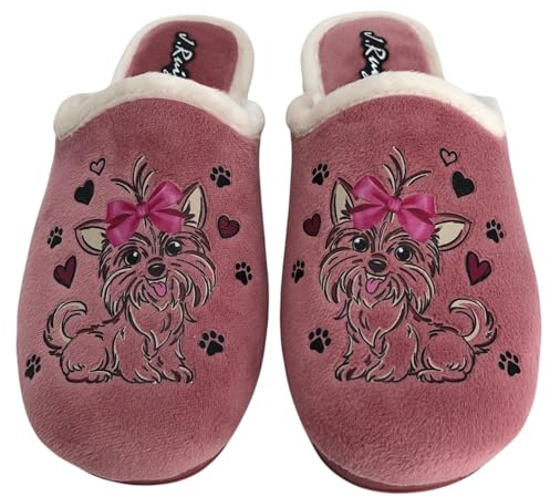 J. Ruiz calzados JR zapatillas de estar por casa mujer invierno (Maquillaje, Sistema tallas calzado EU, Adulto, Mujer, Números, mediano, 39)