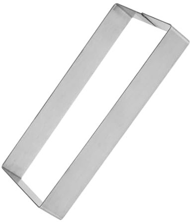 OKUMEYR Molde Para Panqueques De Acero Inoxidable Moldes Rectangulares Para Pasteles Herramienta De Repostería Para Hacer Panqueques Para Cocina y Hornos