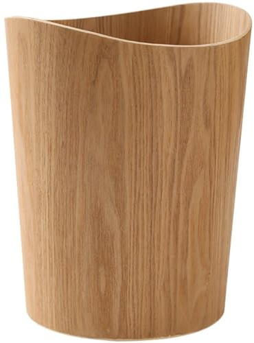 Lpitoy Poubelle en Bois, Poubelle De Ferme pour Salle De Bain, Bureau, Salon, Chambre À Coucher, Poubelle Rustique, Petite Poubelle