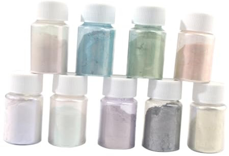 CIMAXIC 9 Teiliges Polarisationsset Schwarzes Kleidungsfärbemittel Seifenfärbemittel Lippentönung Transparenter Lipgloss Bio Glitzergel Glitzerspray Glitzerfarbpigment Kosmetik