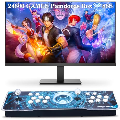 【 36800 en uno】 Consola de juegos Arcade con función WiFi, consola de juegos Pandora's Box 88S, clásica retro, adecuada para PC, proyector y TV, 1280 x 720, buscar/ocultar/guardar/cargar/pausar juegos