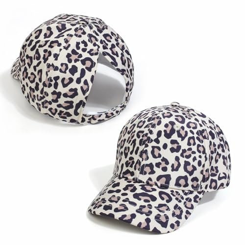 YAQUEKOU Cap Kinder Mädchen Kappe Verstellbarer Snapback Regenbogen Baseballkappe Leopard Baseball Cap Sonnenhut Kinder Basecap Schirmmütze Mädchen (DE/NL/SE/PL, Alter, 3 Jahre, 10 Jahre, Leopard)