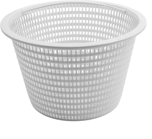 RichVibe Pool Skimmer Basket Replacement for HAYWARD SPX1070E B-9 R211100 for Swimming Pool Debris Catcher 8 Inch Diameter 5 Inch Height Pool Filter(white)