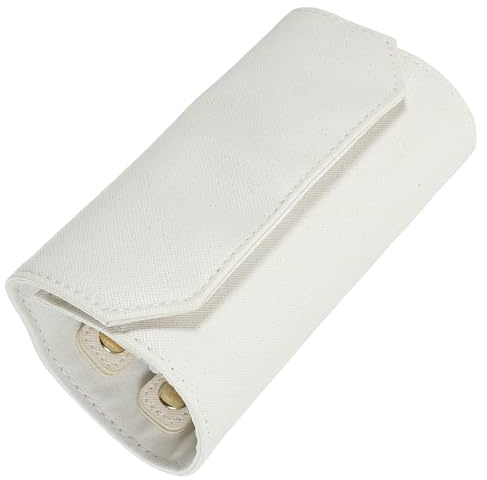 HIAKDOFT Bolsa de Joyería Portátil Plegable para Viaje Organizador Rollo Multifuncional con Gran Capacidad Estuche Compacto y Resistente para Collar Anillos y Pulseras para y