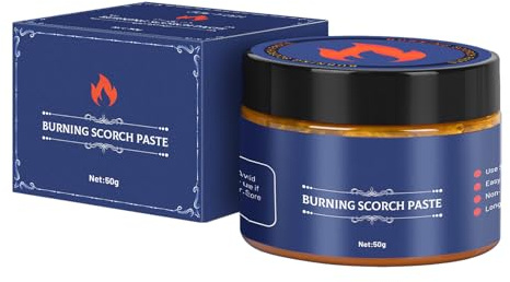 Nybhyjka Wood Burn Paste Wooden Burning Gel 50g Scorch Wooden Burning Paste for and Crafts Accurately & Easily Burn Designs On Wood, Perfect Ideal for Making, Handicrafts, Art Studios