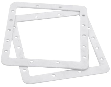 PURPLELILY Lot de 2 joints en caoutchouc pour skimmer de piscine, pompes de natation, accessoires de vidange simples à installer pour joints d'écumoire creusés hors sol