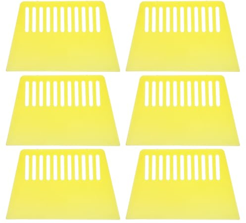 POPETPOP 6 Raspadores de Pintura y Removedores de Papel Tapiz Multifuncionales Mango Ergonómico y Superficie Lisa para Mejoras del Hogar y Proyectos de Bricolaje