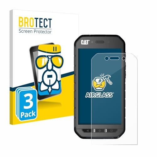 BROTECT Schutzglas für Caterpillar Cat S41 | 3 Stück Transparenter Displayschutz Made in Germany Schutzfolie Panzer Folie Glas 9H Anti-Fingerprint Einfache Montage Clear