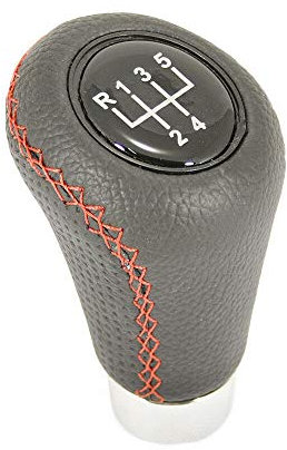 Autohobby 2342 - Pomello del cambio in similpelle nera