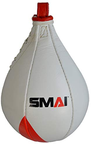 Budodrake SMAI Boxbirne Leder weiß-rot, 25 cm