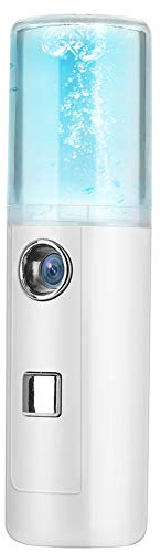Facial Sprayer - Moisturizing Spray for Face, Handy 20ml Water Tank, USB Rechargeable Power Bank, Portable Makeup Setter & Refreshing Mist