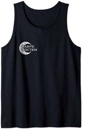 Carpe Noctem - dicho en latín - latín Camiseta sin Mangas