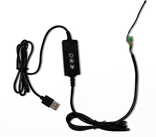 Wlauqueta New USB Mini Thermostat Switch LED Digital Control Temperature Controller Thermometer Thermoregulator DC 5-24V 12V