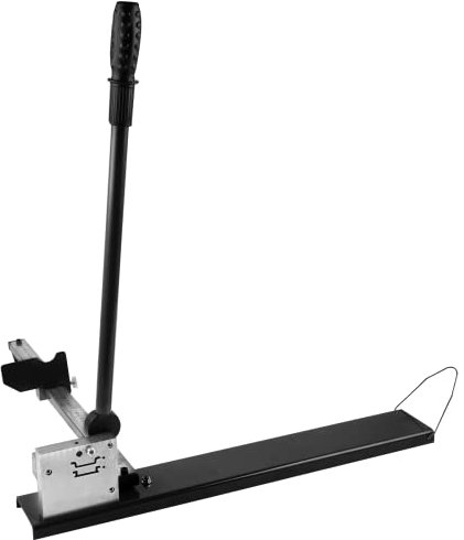 fuLNes DIN-Schienenschneider, Doppelloch-Schienenschneidemaschine mit Lineal zum Schneiden von Stahl-/Aluminiumschienen (schwarz)