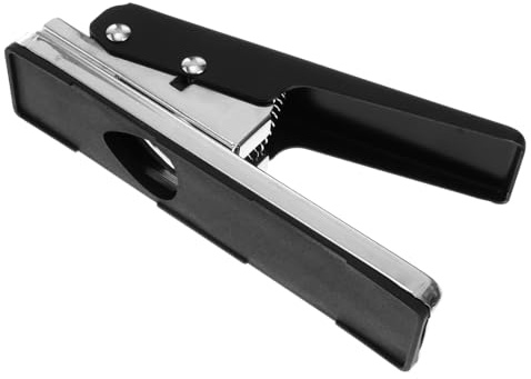 Selbstgemacht Gitarrenplektrum Stanze für Gitarre aus Metall und Kunststoff | Stabiles Werkzeug für Alte Karten, zum Personalisieren von Plektren, Kompakt und Handlich für Zuhause