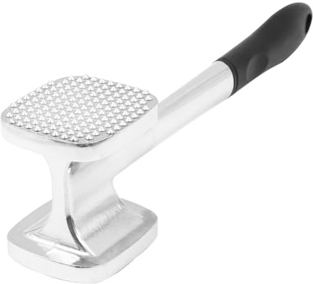 ZONADAH Meat Tenderizer Stainless Steel Mallet Hammer Meat Pounder Double-Sided Meat Hammer for Kitchen Meat Loosening Cooking Tool Kitchen Accessories