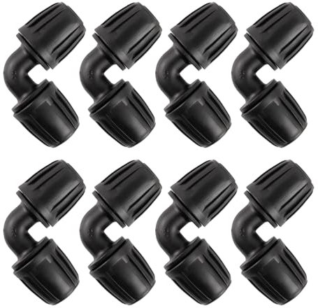 CINEMON Sistema Micro-Drip-System L-Pezzo da 20 mm (3/4 Pollici): connettore per Tubo per la Modifica della direzione del Tubo di Installazione da 20 mm, Montaggio Senza Attrezzi, Riutilizzabile