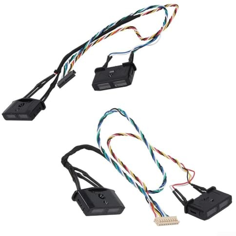 EpheyFIF Anti-Drop-Sensor, für Eco-vacs Fallsensor rechts links, für DEEBOT für OZMO T8 Staubsaugerroboter, Staubsaugerroboter (rechts + links)
