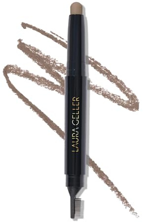 LAURA GELLER NEW YORK Define-n-Tame Brow Lifting Stick - Laminated Full Brows - Brow Wax - Eyebrow Colour - Taupe