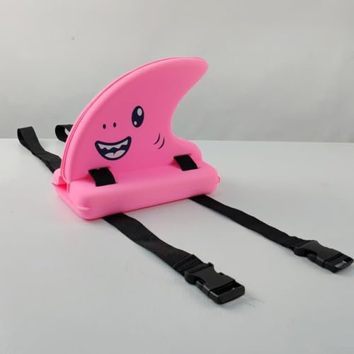 Schwimmbrett, Schwimmhilfe, Flosse für Poolflosse, Schwimmflosse für Kinder, für mehr Wasserabenteuer, verstellbare Riemen (Rosa)