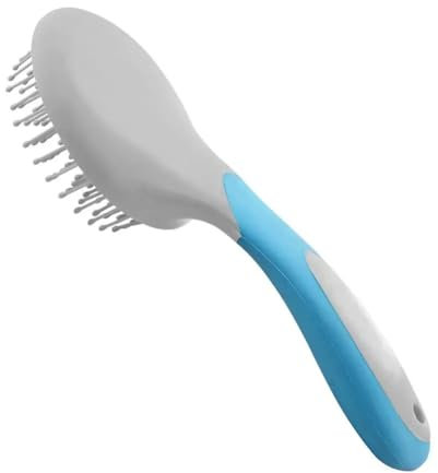 Suoumwa Professionelle Mähnen- und Schweifbürste für Pferde mit Humanisiertem Pferdepflegebürsten Mähnenkamm für grobes Haar