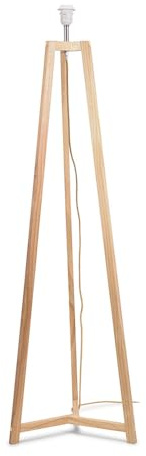 ValueLights | Natural Wood Tripod Floor Lamp Base Free Standing Living Room Light | Floor Lamps, Home Décor & Improvement Essential