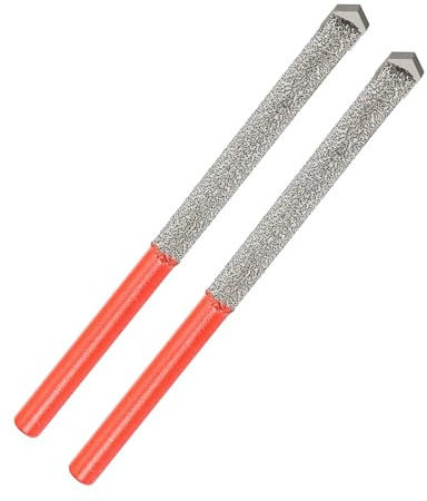 DT-DIATOOL Diamond Mortar Raking Bit - Tuck Pointing Bit with Carbide Tipped for Granite Marble Concrete Masonry Stone Removals Vacuum Brazed Bit (7.2 * 74mm)*2