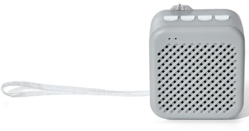 Portable Mini Bluetooth Speaker Outdoor Portable Lanyard Support Wireless Bluetooth 5.4 TF Card FM Radio Music Headphones (Grey)