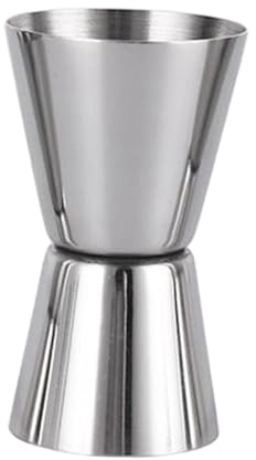 Verre doseur à double tête en acier inoxydable pour hôtel, maison, camping, 20 ml ou 40 ml, argent, 20/40 ml