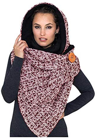 Generisch Schal Damen Herbst Winter Oversize Halstuch Damen Kariert Deckenschal Mit Fransen XXL Schals Damen Rosa Grau Blau Tartan Schal Schal Lang Lila
