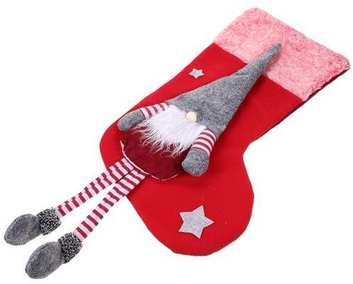 BESPORTBLE Weihnachtswichtelstrumpf Strumpf Für Weihnachtsbaum Weihnachtsgeschenkstrümpfe Weihnachtliche Deko Weihnachtsstrumpf Für Festliche