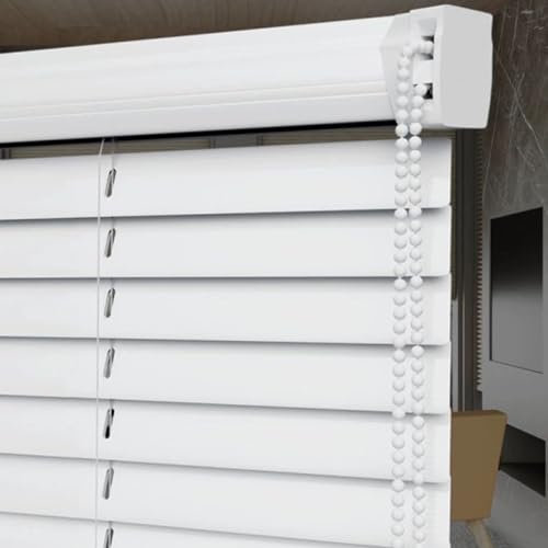 Horizontale Jalousien aus Aluminium für Fenster, individuelle Privatsphäre und Sonnenschutz, Jalousien für Innenräume, Metalllamellen, Breite × Höhe (50 cm x 200 cm)