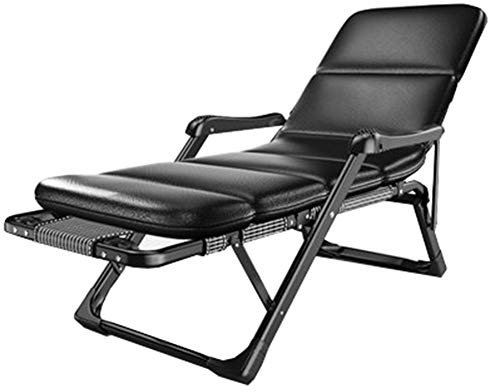 Übergroßer Loungesessel mit abnehmbarem Kopfkissen, ultimativer Komfort für Garten, Terrasse und Balkon, stilvoller schwarzer Outdoor-Stuhl