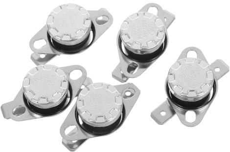 NULYLU Interruttore Termico Normalmente Chiuso Ksd301 50°c 10a 250v, Controllo Temperatura per Distributore D'acqua e Scaldabagno, 5 Pezzi