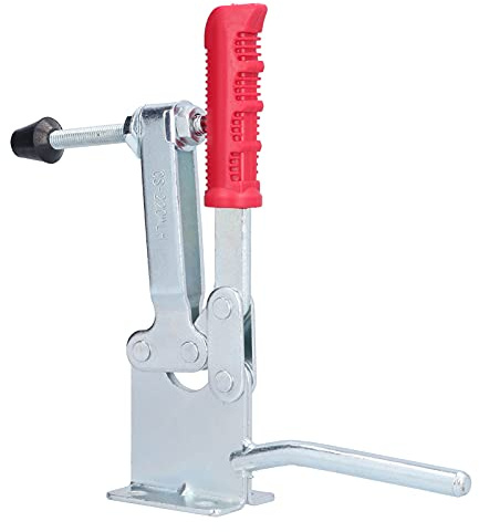 Toggle Clamp Horizontal Heavy Duty Quick Release Clamp with Ergonomic Non Slip Handle for Woodworking Jointer Jig Cabinet Door Smoker Lid Carbon Steel Rubber Coated 28.5cm x 11.3cm