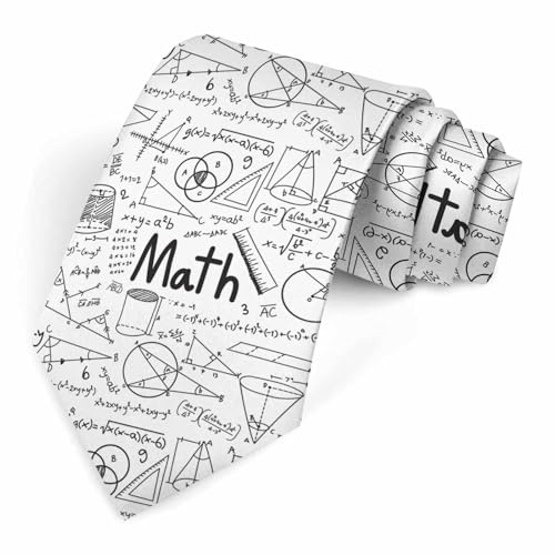 Muntayson Circles Mens Tie Men's Necktie Ties for Mens Daily Wedding Party Business