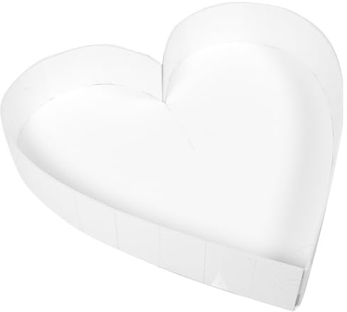EPIGEIST Marco de Globos en Forma de Corazón Transparente para Fiesta Expositor de Caja para Globos Decorativos Contenedor Plástico para Cumpleaños y Eventos Obsequios