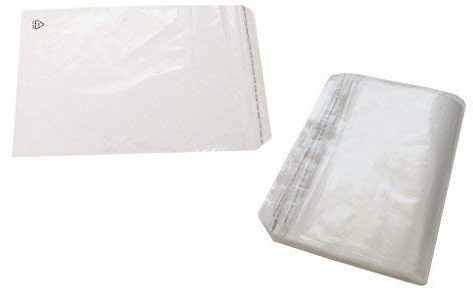 PGV Adhäsionsverschlussbeutel LDPE Flachbeutel Folienbeutel (165 x 220 + 40 x 0,05 mm - 500 Stück)