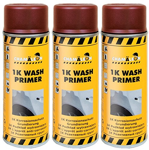 Chamäleon WASHPRIMER 1K SPRAY 6 x 400ml KORROSIONSSCHUTZ Etch PRIMER SÄUREPRIMER GRUNDIERUNG