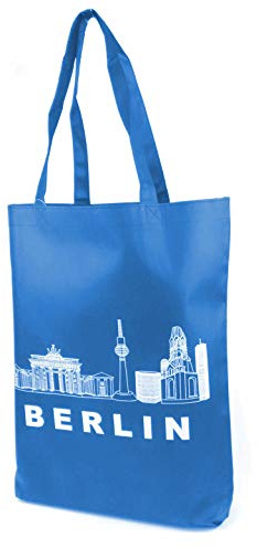Starlet24 Berlin Jutebeutel Hipster Tasche Shopper Stofftasche Einkaufstasche Freizeittasche Beutel Souvenir Andenken Einkaufsbeutel #100927