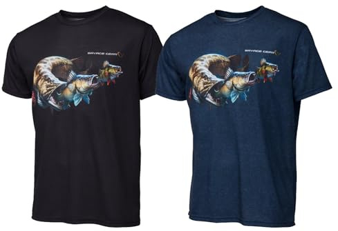 Savage Gear Mixte Cannibal T-Shirt, Noir, L EU