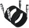 FIBBR XLR Cable 3m-2 Pack, Microphone Cable Nylon Braided XLR Male to Female Heavy Duty Balanced Microphone Cord Compatible with Preamps/Speaker Systems and More
