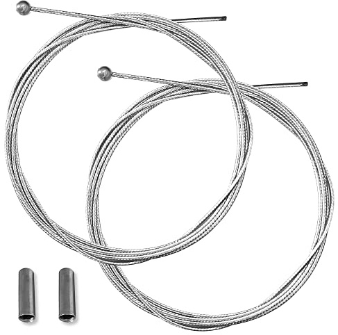 cyclingcolors 2x universale cavo freno bicicletta fili 1.75m anteriore posteriore con terminali filo mtb vintage bmx